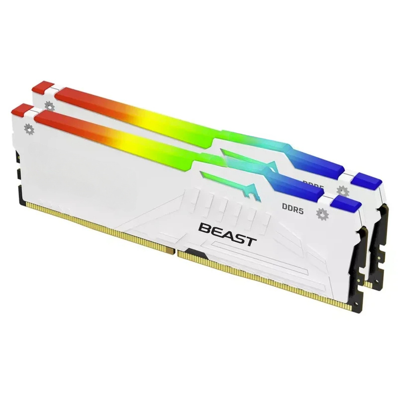 킹스톤 FURY 화이트 RGB 32G(2x16GB) 6 - 64Gb Ddr5 6000Mhz Cl30 2X32Gb Desktop 리뷰 및 가격